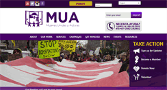 Desktop Screenshot of mujeresunidas.net